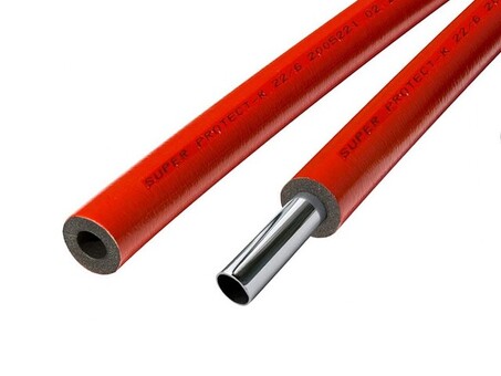 Трубка теплоизоляционная Energoflex SuperProtect DN 15 толщина 6мм от -40 до +95°C длина 2м красная