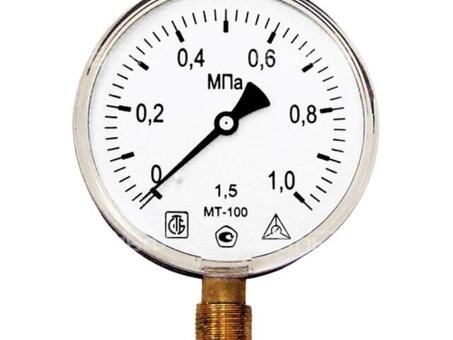 Манометр технический показывающий МТ-100 до 1,6МПа М20х1,5, Багория