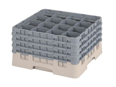 Кассета для бокалов Cambro 16S900 беж./сер