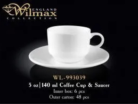 Чашка с блюдцем Wilmax WL-993039
