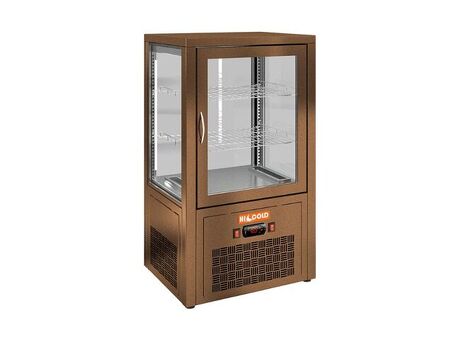 Холодильная витрина HICOLD VRC 70 Bronze