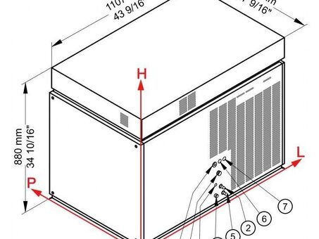 Льдогенератор Brema Muster 800 W