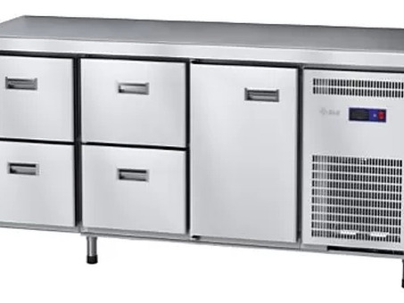 Стол холодильный Abat СХС-70-02 (1 дверь, 4 ящика, без борта)