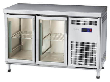 Стол холодильный Abat СХС-70-01-СО без борта (дверь-стекло, дверь-стекло)