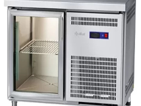 Стол холодильный Abat СХС-70 с бортом (дверь-стекло)