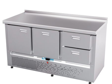 Стол холодильный Abat СХС-70Н-02 стол.202 с борт.(дверь-ящик1/2--ящик1)