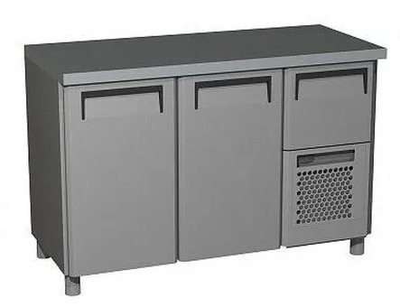 Холодильный стол CARBOMA T70 M2‑1 0430-2 (2GN/NT) с бортом