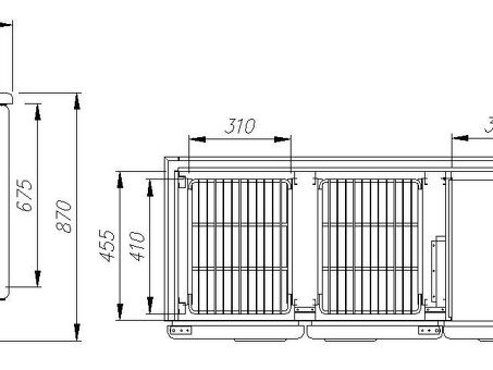 Холодильный стол CARBOMA T57 M3‑1 0430 (BAR‑360)
