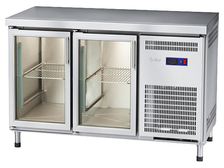 Стол морозильный Abat СХН-70-01 без борта (дверь-стекло, дверь-стекло)
