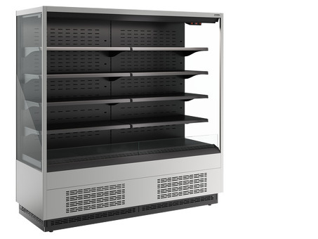 Холодильная горка открытая Carboma FC20-07 VM 1,9-2 версия 2.0 (RAL 9006-9005)