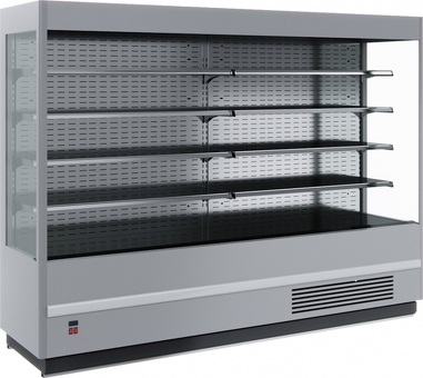 Холодильная горка Carboma FC20-07 VM 1,9-2 (ночная шторка) (9006-9005)