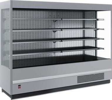 Холодильная горка CARBOMA CUBE 1930/710 ВХСп‑1.9 (FC 20‑07 VM 1.9‑2) серый/белый