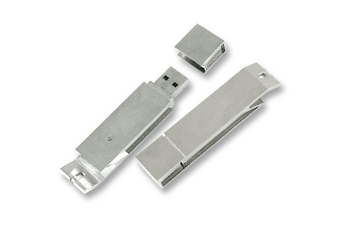 USB FlashGrive 8 гигабайт флешка A2-IND151M50. Флешка 8 Гб,металл,размер 7,5 х 1