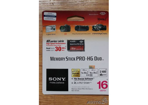 Карта памяти PRO-HG Duo 16gb совершенно новая карта