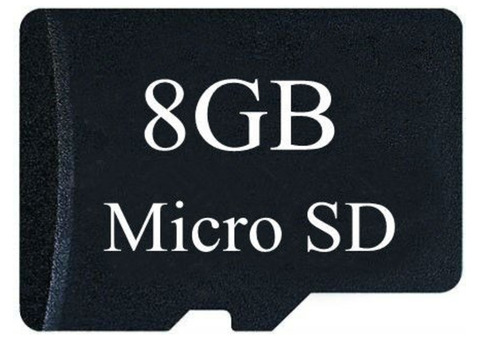 MicroSD карта 8Гб с адаптером в комплекте