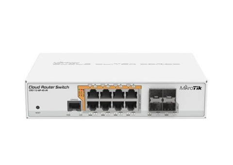Продается CRS112-8P-4S-IN Коммутатор 8-портовый Gigabit Ethernet с РоЕ