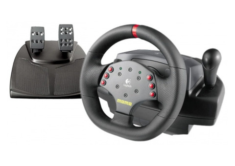 Продаю руль с педалями Logitech MOMO Racing Force Feedback Wheel