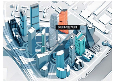 Продажа офиса 130 м2 в Москва-Сити, Башня Федерации