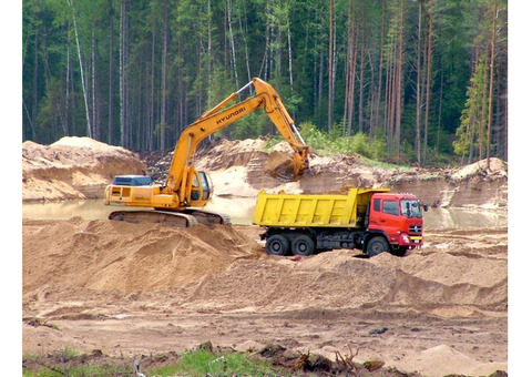 Песок,щебень,ПГС напрямую с карьера дешево