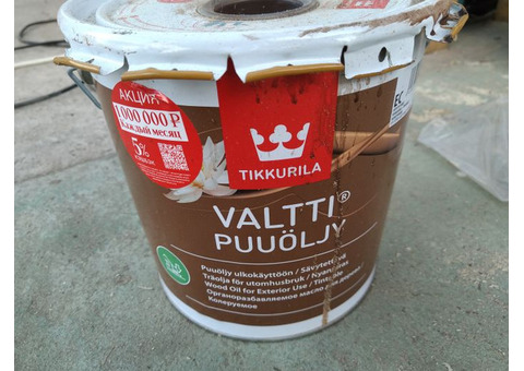 Продам масло по дереву Tikkurila Valtti Wood Oil 2,7 л