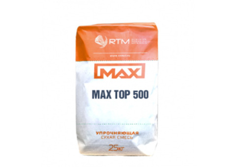 Max Top 500. Упрочнитель поверхности бетонного пола с металлическим наполнителем