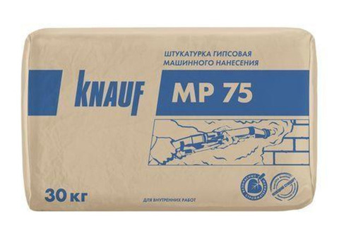 Штукатурка гипсовая машинного нанесения Knauf MP75 30 кг