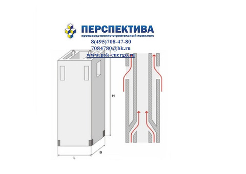 Вентиляционные блоки ВБ. Блоки железобетонные