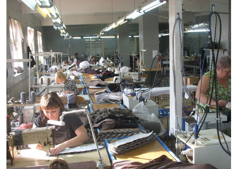 Продажа швейной фабрики или бизнес партнерство