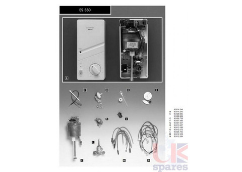 Продается проточный нагреватель воды Gainsborough ES550 мощностью 8,5 квт.