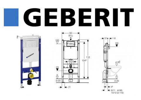 Инсталляция для подвесного унитаза Geberit