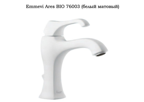 Смеситель для раковины Emmevi Ares 76003 White