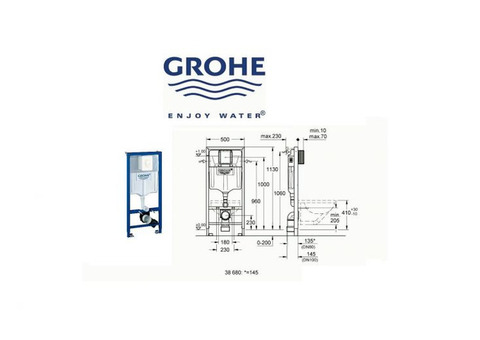 Инсталляция для подвесного унитаза Grohe