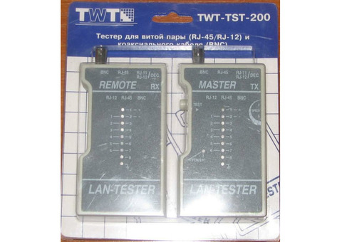Характеристики тестер кабельный Lanmaster TWT-TST-200