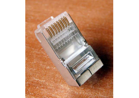 Характеристики коннектор RJ-45 Silver (упак.:20шт)