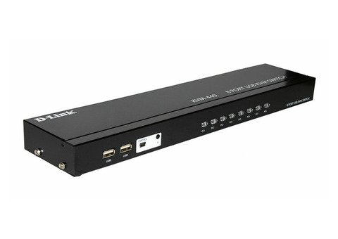 Характеристики переключатель KVM D-Link KVM-440