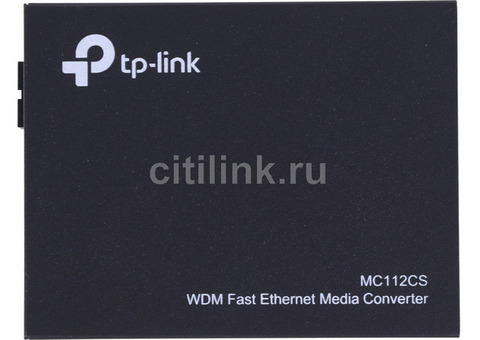 Характеристики медиаконвертер TP-Link MC112CS 10/100Mbit RJ45 SC 802.3u 10/100Base-TX 100Base-FX