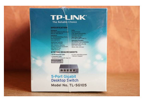Характеристики коммутатор TP-Link TL-SG105 5G неуправляемый