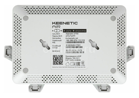 Характеристики wi-Fi роутер KEENETIC Air, AC1200, серый [kn-1611]
