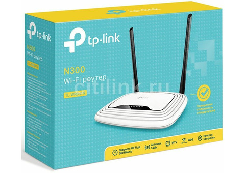 Характеристики wi-Fi роутер TP-LINK TL-WR841N, N300, белый
