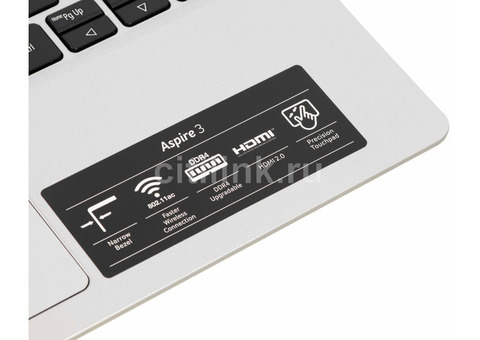 Характеристики ноутбук Acer Aspire 3 A314-35-P17Z, 14', Intel Pentium Silver N6000 1.1ГГц, 4ГБ, 256ГБ SSD, Intel UHD Graphics , Windows 10 Home, NX.A7SER.005, серебристый