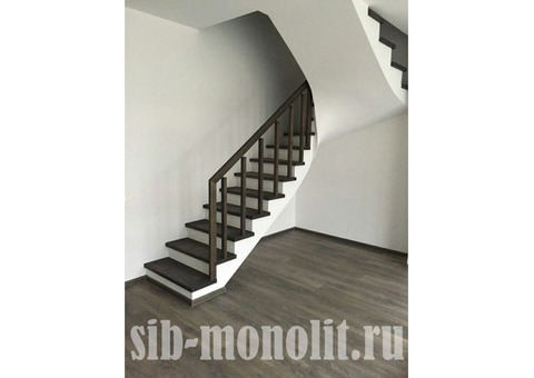 Лестницы бетонные монолитные любой формы