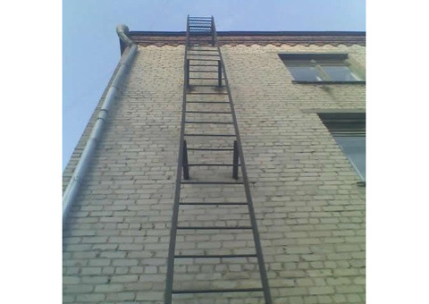 Лестница П1.1 пожарная вертикальная ГОСТ Р 53254