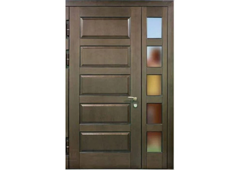 Дверь стальная в размер с отделкой и утеплением