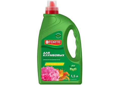 Удобрение Bona Forte для клумбовых цветов и розовых гортензий (1,5 л)