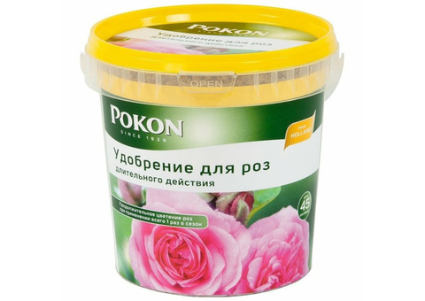 Удобрение длительного действия Pokon для роз, 900 гр