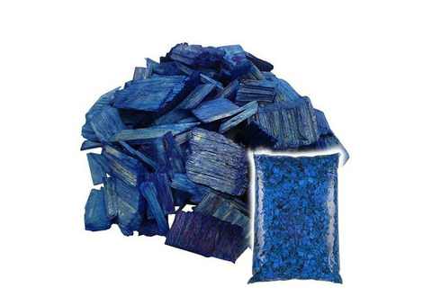 Щепа декоративная синяя (мешок 55-60 л)