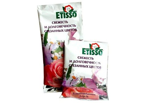 Средство Etisso для сохранения долговечности срезанных цветов (20 мл)