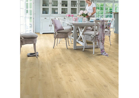 ПВХ-плитка QS Alpha Vinyl Small Planks AVSP 40018 Бежевый дуб