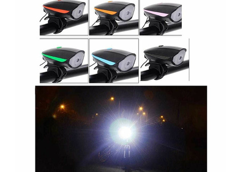 Мощный и компактный фонарь для велосипеда с водонепроницаемым корпусом