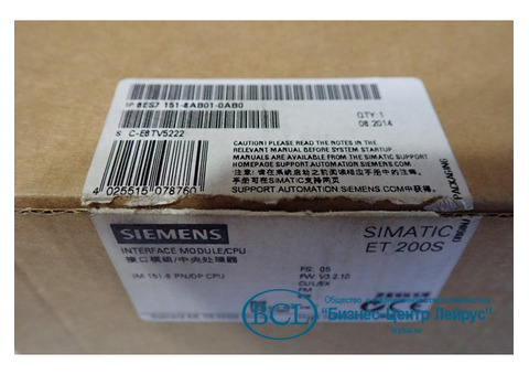 Процессор Siemens 6es7 151-8ab01-0ab0 6es71518ab010ab0 вес-0.38кг